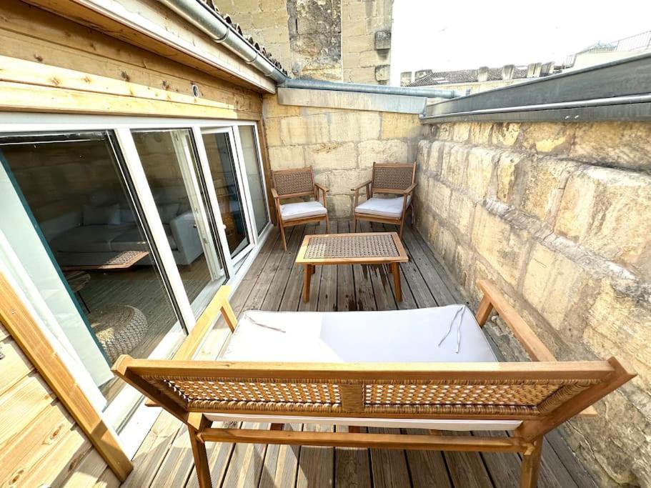 Ferienwohnung 5- Hypercentre - 4Pers - Clim - Terrasse - Netflix Libourne Exterior foto